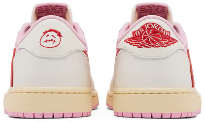 Jordan 1 Retro Low - Travis Scott (Sail Tropical Pink)
