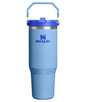 STANLEY IceFlow 2.0 Flip Straw Tumbler with Handle 30 oz | Twist On Lid and Flip Up Straw | Leakproof Water Bottle | Insulated Stainless Steel | BPA-Free | Blue Sky