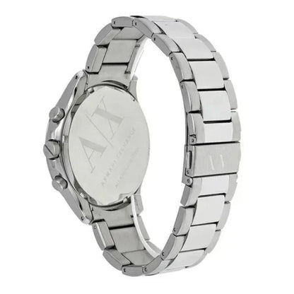 Armani Exchange Hampton AX2155 Men's Chronograph Watch – Blue Dial with Silver Stainless Steel Strap