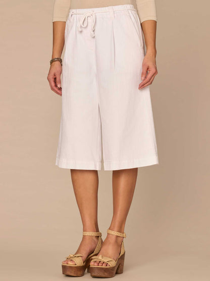 "Ab"leisure Skyrise Spade Pocket Bermuda Shorts with Rope Tie Belt