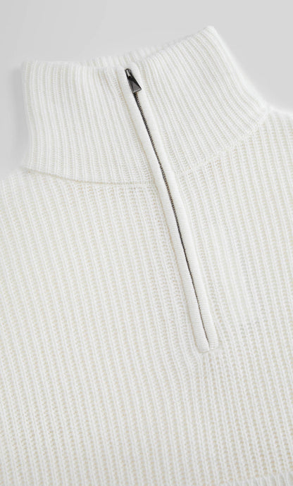 Cortina Cashmere Half-Zip Sweater