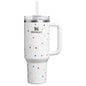 Stanley 4th of July Blue Starry Stripes 40 oz Stainless Steel H2.0 FlowState Quencher Tumbler PREORDER