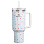 Stanley 4th of July Blue Starry Stripes 40 oz Stainless Steel H2.0 FlowState Quencher Tumbler PREORDER