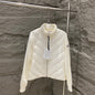 042067  Women's knitted spliced down jacket clothing