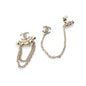 18K  Chanel Chain Earrings