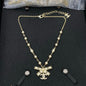18K  Chanel Bow Tie Diamond Gold Necklace