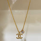 18K  Chanel 26P Diamond Gold Necklace