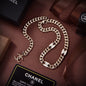 18K  Chanel Crystals Choker Necklace