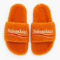 Furry Slide Sandal